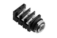 acjs-mhdr Amphenol Industrial Jack Connector 1/4 in PCB Phone Jack Socket 10A