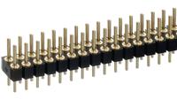 802-10-072-10-001101 Preci-Dip 802 Series Right Angle Through Hole PCB Header, 72 Contact(s), 2.54 mm Pitch, 2 Row, Unshrouded