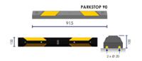 parkstop90 Viso Rubber Parking Stop