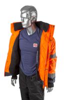918-6005 Portwest Orange Men Hi Vis Bomber Jacket, M