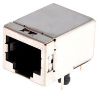 95678-001lf Amphenol Communications Solutions MOD JACK Series Female RJ45 Connector, Through Hole, Cat5e Horizontal 8P8C -Way