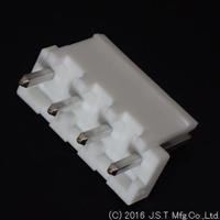 b04p-nv-lfsn JST NV Series Top Entry Through Hole PCB Header, 4 Contact(s), 5 mm Pitch, 1 Row, Shrouded