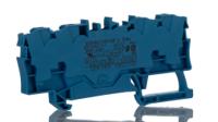 2004-1404 WAGO  TOPJOB S, 2004 Series Blue, 4mm², Single-Level, Push-In Cage Clamp Termination, ATEX, IECEx