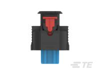 2345388-1 TE Connectivity, AMP MPC 2.8 Automotive Connector Socket Black Cable Mount 2 Way, Cable Termination