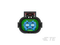 2345388-1 TE Connectivity, AMP MPC 2.8 Automotive Connector Socket Black Cable Mount 2 Way, Cable Termination