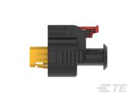2345388-2 TE Connectivity, AMP MPC 2.8 Automotive Connector Socket Black Cable Mount 2 Way, Cable Termination
