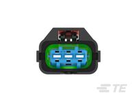 2345390-1 TE Connectivity, AMP MPC 2.8 Automotive Connector Socket Black Cable Mount 3 Way, Cable Termination