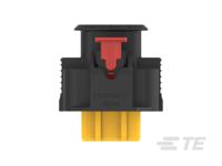 2345390-2 TE Connectivity, AMP MPC 2.8 Automotive Connector Socket Black Cable Mount 3 Way, Cable Termination
