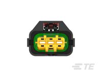 2345390-2 TE Connectivity, AMP MPC 2.8 Automotive Connector Socket Black Cable Mount 3 Way, Cable Termination