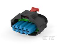 2345394-1 TE Connectivity, AMP MPC 2.8 Automotive Connector Socket Black Cable Mount 4 Way, Cable Termination