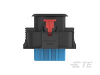 2345394-1 TE Connectivity, AMP MPC 2.8 Automotive Connector Socket Black Cable Mount 4 Way, Cable Termination