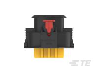 2345394-2 TE Connectivity, AMP MPC 2.8 Automotive Connector Socket Black Cable Mount 4 Way, Cable Termination