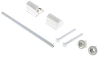784-5617 White Hinge Fitting Kit and Rod