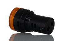 271-7493 RS PRO, Panel Mount Yellow LED Pilot Light, 22mm Cutout, IP65, Round, 24V ac/dc