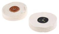 901-0618 RS PRO 2x 115g Plastic Polishing Kit Containing 100 mm x 2-Section Stitched Hard Buff, 100 mm x 50 mm Loose Fold Soft