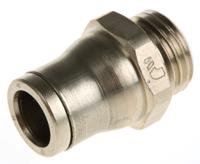 3601-08-13 Legris LF3600 Series Straight Threaded Adaptor, G 1/4 Male to Push In 8 mm, Threaded-to-Tube Connection Style