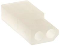 03-06-6023 Molex, STANDARD .062" Female Connector Housing, 3.68mm Pitch, 2 Way, 1 Row