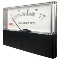186-2518 RS PRO Analogue Panel Ammeter 10 (Input) A, 120 (Scale) A AC, 76mm x 74mm, ±1.5 %