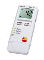0572-1845 Testo 184-H1 Temperature Data Logger, USB, 2 Input Channel(s)
