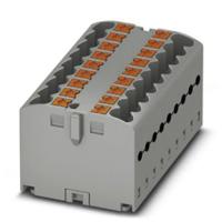 3273416 Phoenix Contact Distribution Block, 12 Way, 0.14 → 4mm², 24A, 500 V, Grey