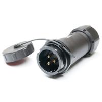 304-588 RS PRO Industrial Circular Connector, 3 Contacts, In-Line Cable Mount, SY21 Connector, Socket, Male, IP67, SY21 Series