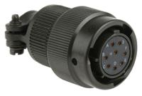62gb-16f12-08sn Amphenol Limited, 62GB 8 Way Cable Mount MIL Spec Circular Connector PlugOlive, Socket Contacts,Shell Size 12, Bayonet