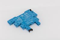 93010125 Finder 93 5 Pin 250V ac DIN Rail Relay Socket, for use with 34.51, 34.81