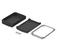 48424350hmt1 Bopla BoVersa Series Black, Transparent Polycarbonate General Purpose Enclosure, 180 x 120 x 52mm