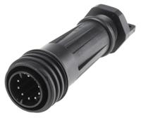 pxa92110p Bulgin Circular Connector, 10 Contacts, Cable, Standard Connector, Plug, Male, IP68, Buccaneer 900 Series
