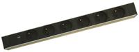 755-3974 RS PRO Type E - French 6 Gang Power Distribution Unit, 2.5m Cable, 16A, 230 V ac