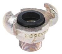 773-0593 RS PRO Iron Male Pneumatic Quick Connect Coupling, G 3/4 Male Threaded