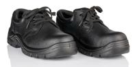 r102-09 RS PRO Unisex Black Steel Toe Capped Safety Shoes, UK 9, EU 43