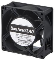 9ad0901m121 Sanyo Denki San Ace 9AD Series Axial Fan, 100 → 240 V ac, AC Operation, 70.8m³/h, 3W, 60mA Max, 92 x 92 x 38mm