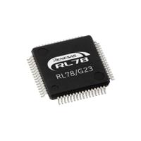 r7f100glg2dfbaa0 Renesas Electronics R7F100GLG2DFB#AA0, 16 bit RL78, RL78/G2 Microcontroller, 32 MHz, 128kB FLASH, 64-Pin LFQFP
