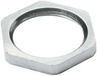 d4340102 SIB Nickel Nickel Plated Brass Cable Gland Locknut, M40 Thread