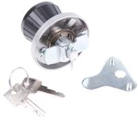 1605013 Euro-Locks a Lowe & Fletcher group Company Cabinet Lock, 11mm Panel-to-Tongue, 22mm Cutout, Key Unlock