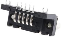 09661527613 HARTING D-Sub Standard 9 Way Right Angle Through Hole D-sub Connector Socket, 2.54mm Pitch, with 4-40 UNC Female