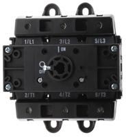 280914-p5-125vsvb Eaton 3P Pole Panel Mount Isolator Switch - 125A Maximum Current, 45kW Power Rating, IP65