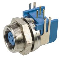 5-1437719-4 TE Connectivity Circular Connector, 3 Contacts, Panel, Subminiature Connector, Socket, Female, IP65, TRIAD 01 Series