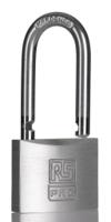 195-8258 RS PRO Key Aluminium, Stainless Steel Padlock, Keyed Alike, 6mm Shackle, 40mm Body
