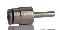 100230406 Norgren PNEUFIT 10 Series Straight Fitting, Push In 4 mm to Push In 6 mm, Tube-to-Tube Connection Style, 10023