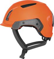 94800 ABUS SPECTOR Orange Safety Helmet with Chin Strap, AdjustableVentilated
