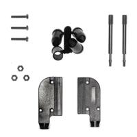 981-025-130r121 Norcomp 981 Series Zinc Alloy Right Angle D Sub Backshell, 25 Way, Strain Relief