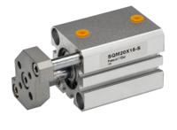 180-278 RS PRO Pneumatic Guided Cylinder - 20mm Bore, 12mm Stroke, Double Acting