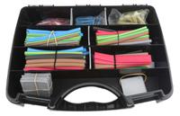 562-646 RS PRO Adhesive Lined Heat Shrink Tubing, Black, Blue, Green/Yellow, Red, White 3.2mm Sleeve Dia. x 110mm Length 2:1