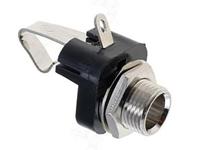 iem102-6 Decelect Jack Connector 6.35 mm Chassis Mount Mono Socket, 2Pole 2A