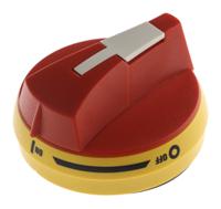 1474-1111 Socomec Red/Yellow Rotary Handle