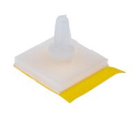 lcbsb-4-01-art LCBSB-4-01 ART, 6.4mm High Nylon PCB Support for 4mm PCB Hole, 17.8 x 17.8mm Base