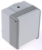 5ub4741 Siemens DELTA Grey 1 Gang Plug Socket, 10A, Type E - French, Outdoor Use