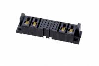mpsc-02-16-02-770-01-l-v Samtec MPSC Series Straight Through Hole Mount PCB Socket, 20-Contact, 10-Row, 2mm Pitch, Solder Termination